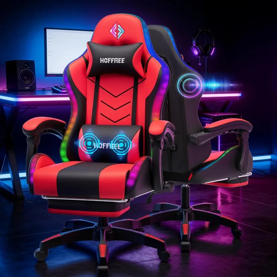 Music - RGB Gaming Chair with Speakers and