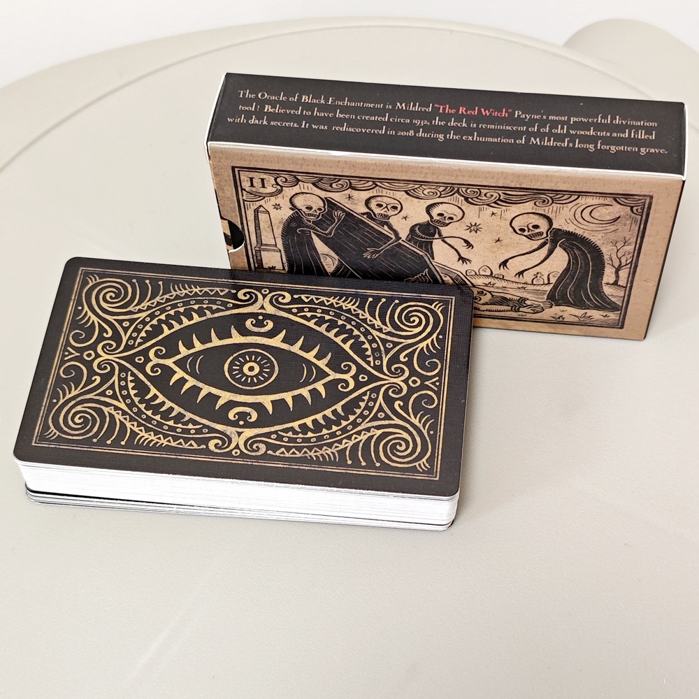Tarot Deck With Guidebook - Mildred Payne's Oracle 10.3*6cm of Black
