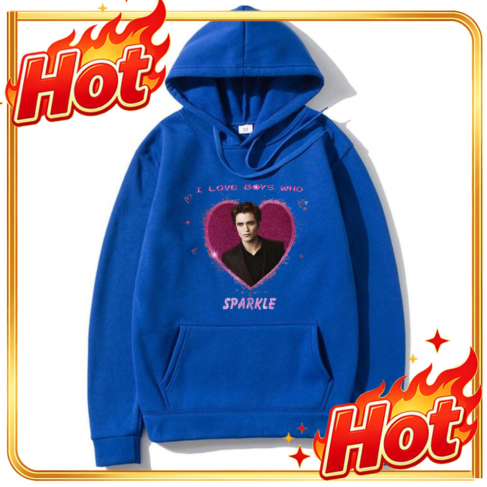 I Love Boys Who Sparkle Hoodie - огляд і ціна Movies